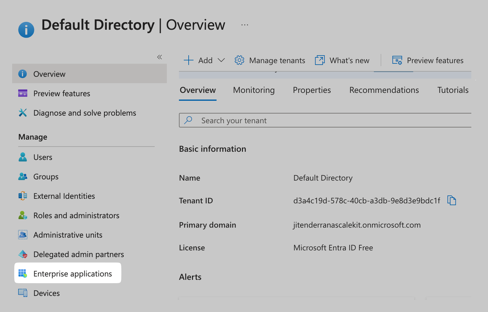 Locate Enterprise applications